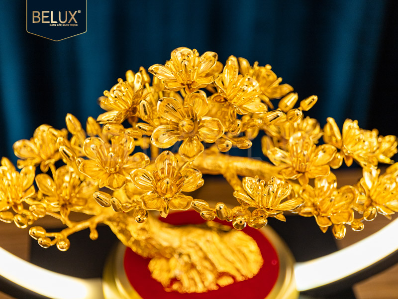 Mai Khai Lộc mạ vàng 24k&nbsp;30x13x31cm